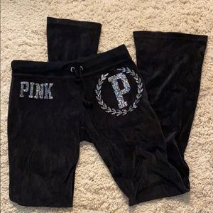 VS PINK velour sweatpants